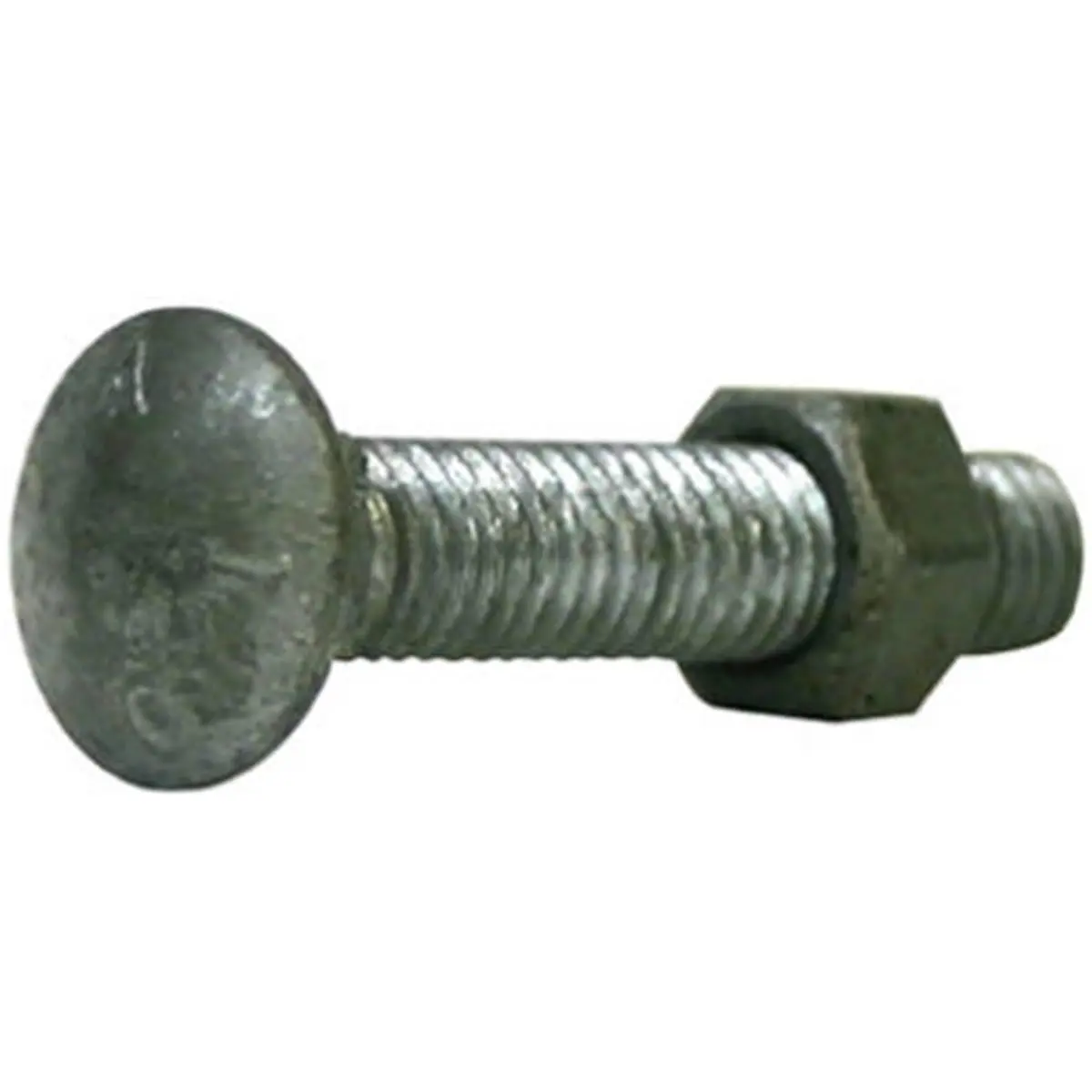 Midwest Air 328504C 0.38 x 3 in. Galvanized Carriage Bolt With Nut- Pack 10