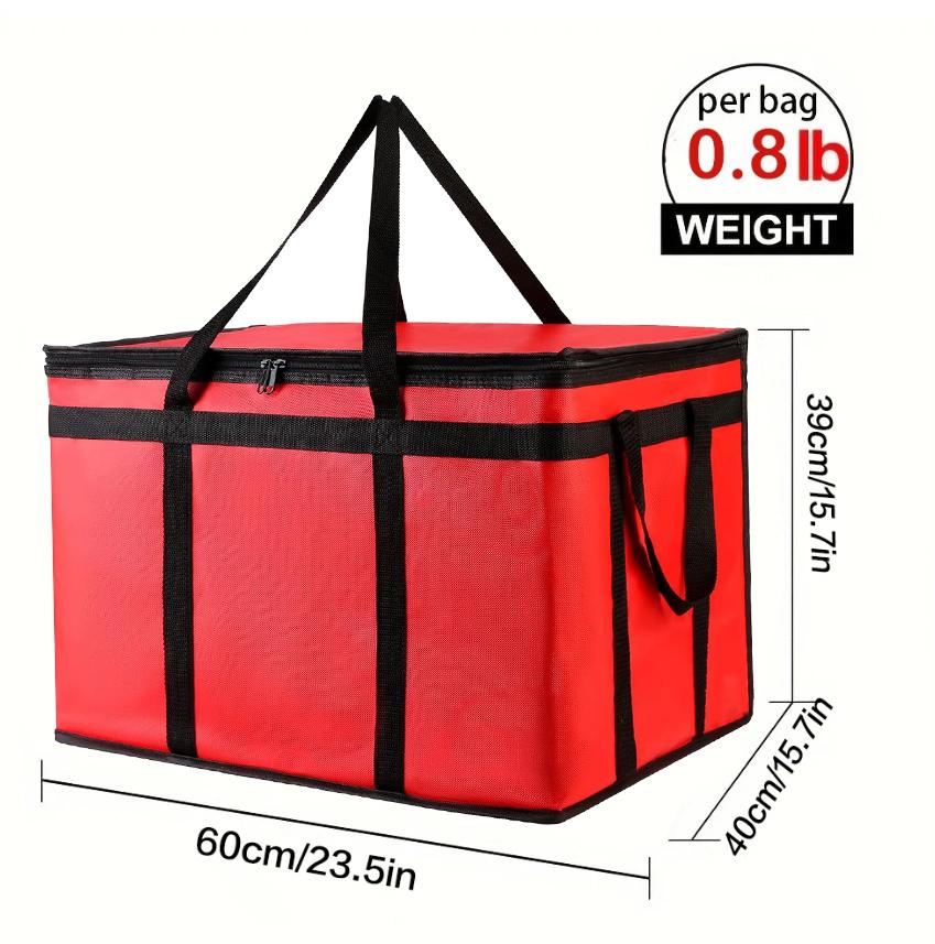 Insulated Food Delivery Bag – Commercial Large Capacity Hot & Cold Tote, XXXL Pizza Warmer Cooler for Doordash, Catering & Party Supplies Insulated Food Delivery Bag – Commercial Large Capacity Hot & Cold Tote, XXXL Pizza Warmer Cooler for Doordash, Catering & Party Supplies