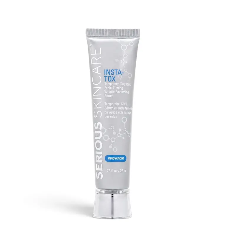 InstaTox Instant Wrinkle Eraser – Temporary Skin Tightener for Fine Lines, Wrinkles & Pores – Smoothing Serum – 0.75oz