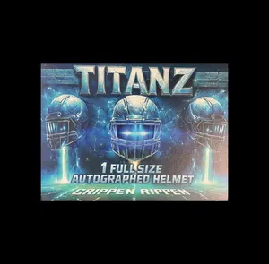 x10 Signed Authentic Helmet Pick Your Team Break #8 - Crippen Rippen Memorabilia