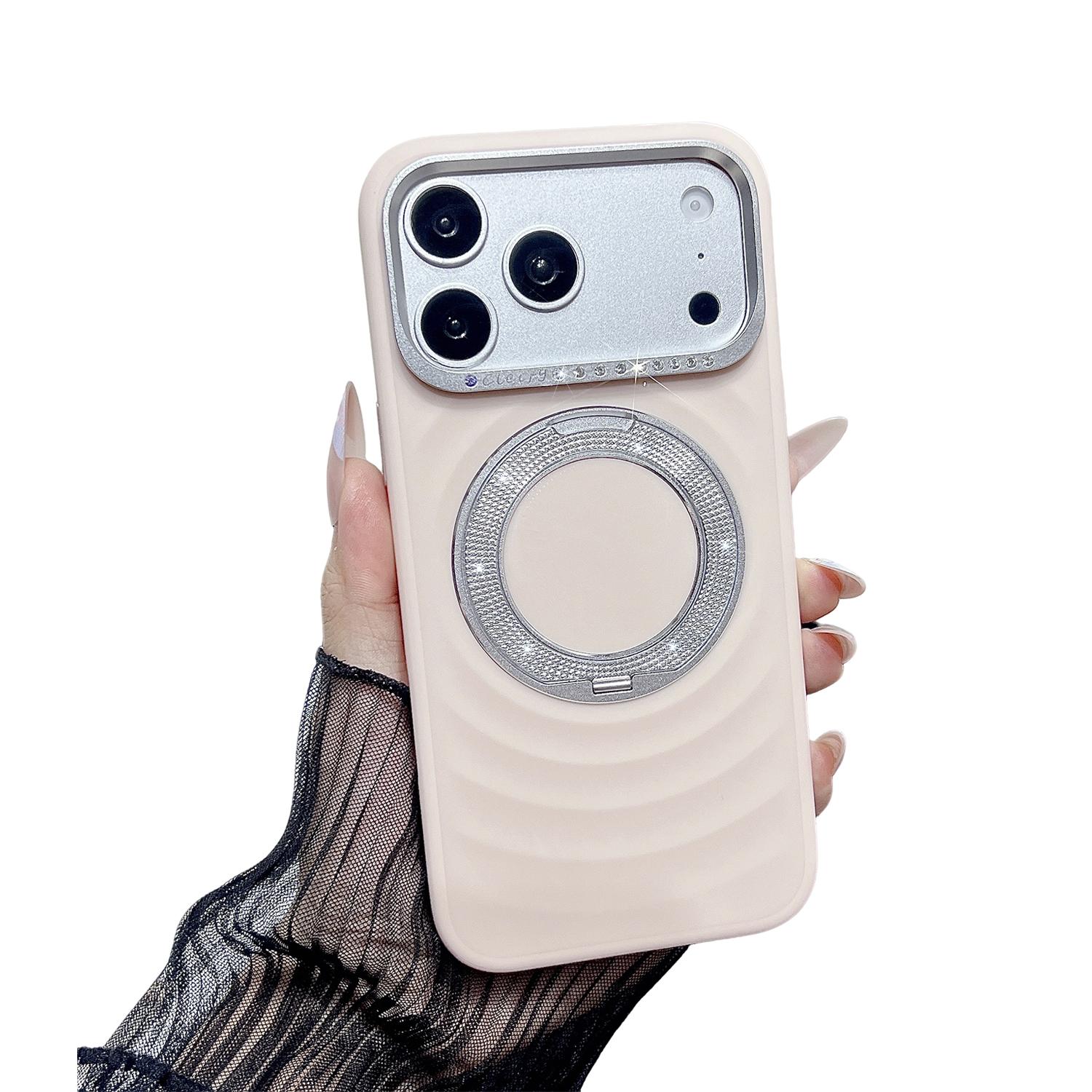 Magnetic Phone Ring Holder for 17 Pro Max 17Pro Case, 360 Rotation Ring Stand, Compatible with Mag-Safe, Military Grade Drop Tested