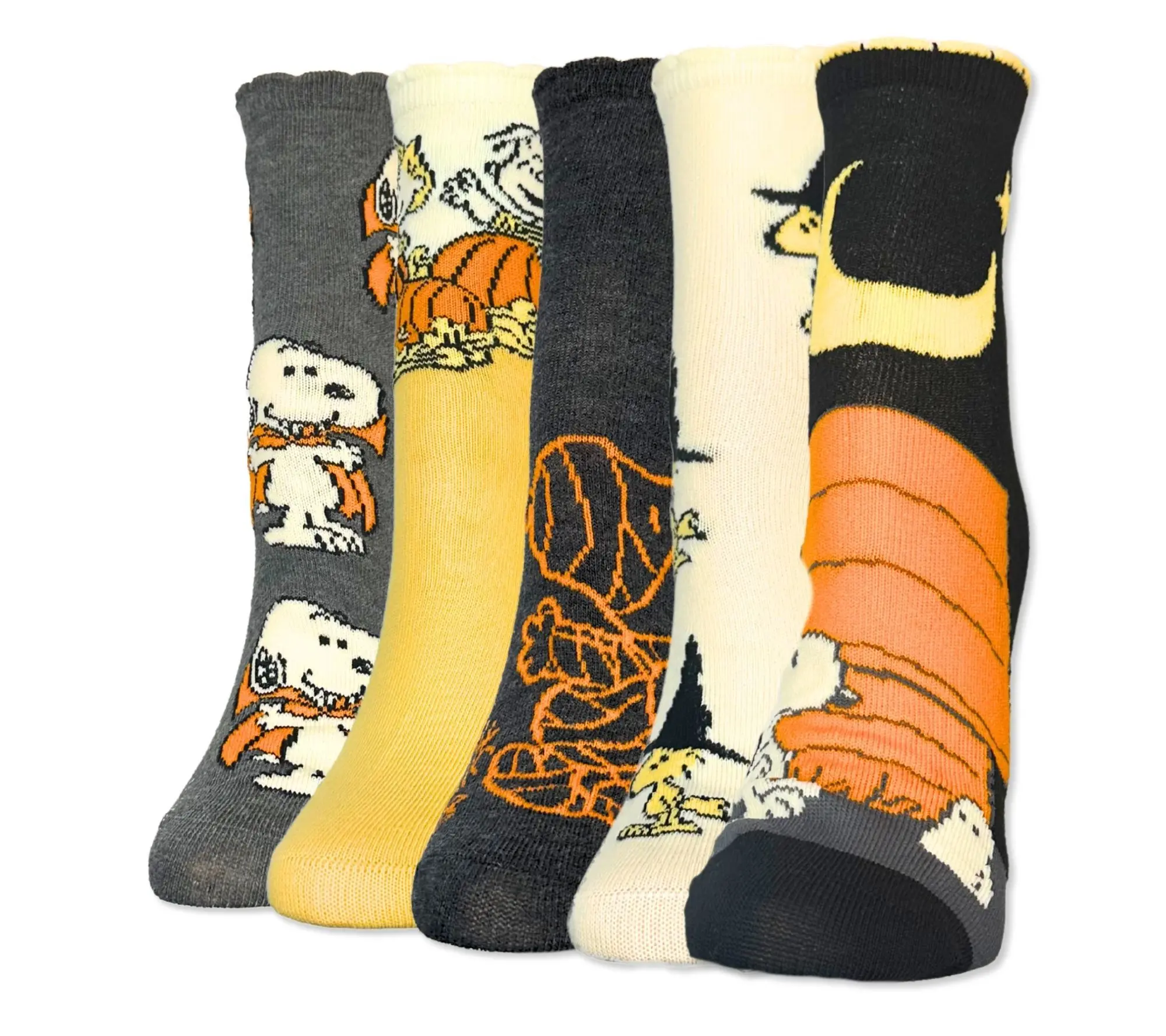 Ladies' Set of 5 Hooray for Harvest! Capri Socks Ladies' Set of 5 Hooray for Harvest! Capri Socks