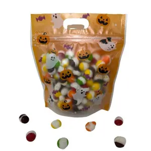 MIZU MIZU HALLOWEEN THEMED FREEZE DRIED RAINBOW CANDY 4OZ with Pumpkin Ghost & Candy Shapes Perfect for Halloween Treats Unique Shapes Ideal for Parties