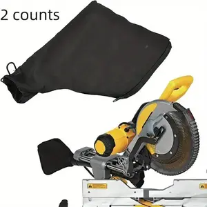 Adjustable Dust Bag for 255mm Saw, 2 Counts Dust-proof Dust-proof Cover, Durable & User-friendly Power Tool Accessories