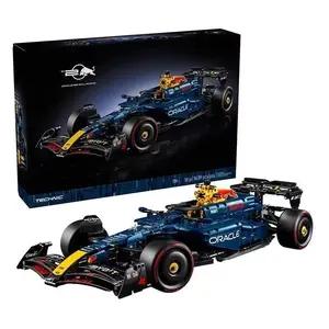 Racing+42206 Building Blocks MOC City Supercar Brick+ Red Bull Racing F1- Mechanical Group Puzzle Assembly Toy Model for Boys