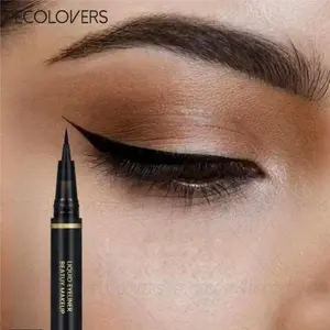 1pc Dual-Ended Active Wear Eyeliner - Humidity-Adaptive Water-Resistant Formula, All-Day Fade-Proof & Tear-Proof Hold, Ideal for Fitness Sessions & Formal Occasions - Professional Waterproof Liquid Eyeliner Pen Longwear Eye Liner
