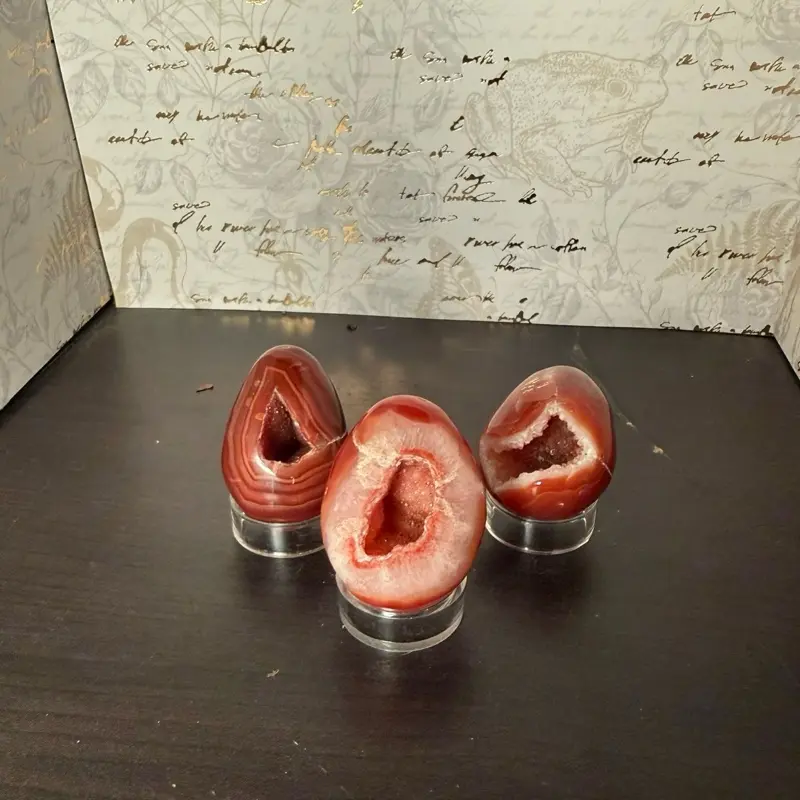 Carnelian druzy