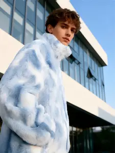Y2K Camouflage Fleece Stand Collar Jacket, Soft Long Velvet Fabric, Vintage Badge, Winter, Christmas Party, 3 Colors Available