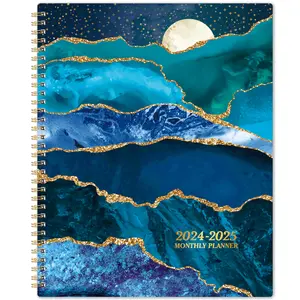 2024-2025 Monthly Planner/Calendar - July 2024 - December 2025, 18 Monthly Planner 2024-2025, Academic Planner with Tabs & Note Pages, 9" x 11", Twin-Wire Binding and Two-Side Pocket, Daily Organizer