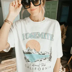 Yosemite National Park Tee for Women  - Eco - Friendly Everyday Wear