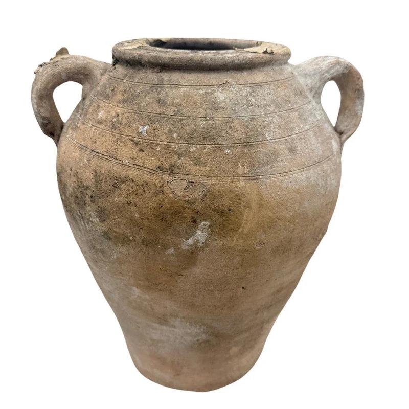 Antique Moroccan Terracotta Coastal Olive Jar