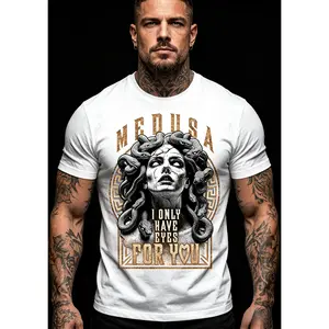 Vintage Medusa Snake Graphic T‑Shirt | Dark Gothic Streetwear Tee for Men & Women | Edgy Casual Top