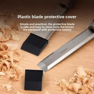 Woodworking Chisel Set, 4-Piece Wood Carving Knife Kit, Wood Art Engraving Tools, Hand Tools, Woodwork Combination Tool Set, Craft Carving Chisels