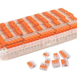 Electrical Quick Connector, Lever Wire Nut Connector Combination Kit, DIY Wire Connector, Plug & Play Electrical Connection Terminal