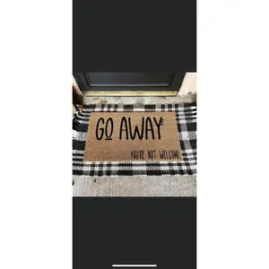 Go Away Door Mat