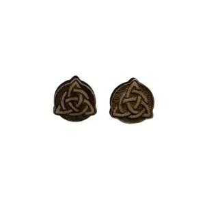 Triquetra Trinity Knot Stud Earrings