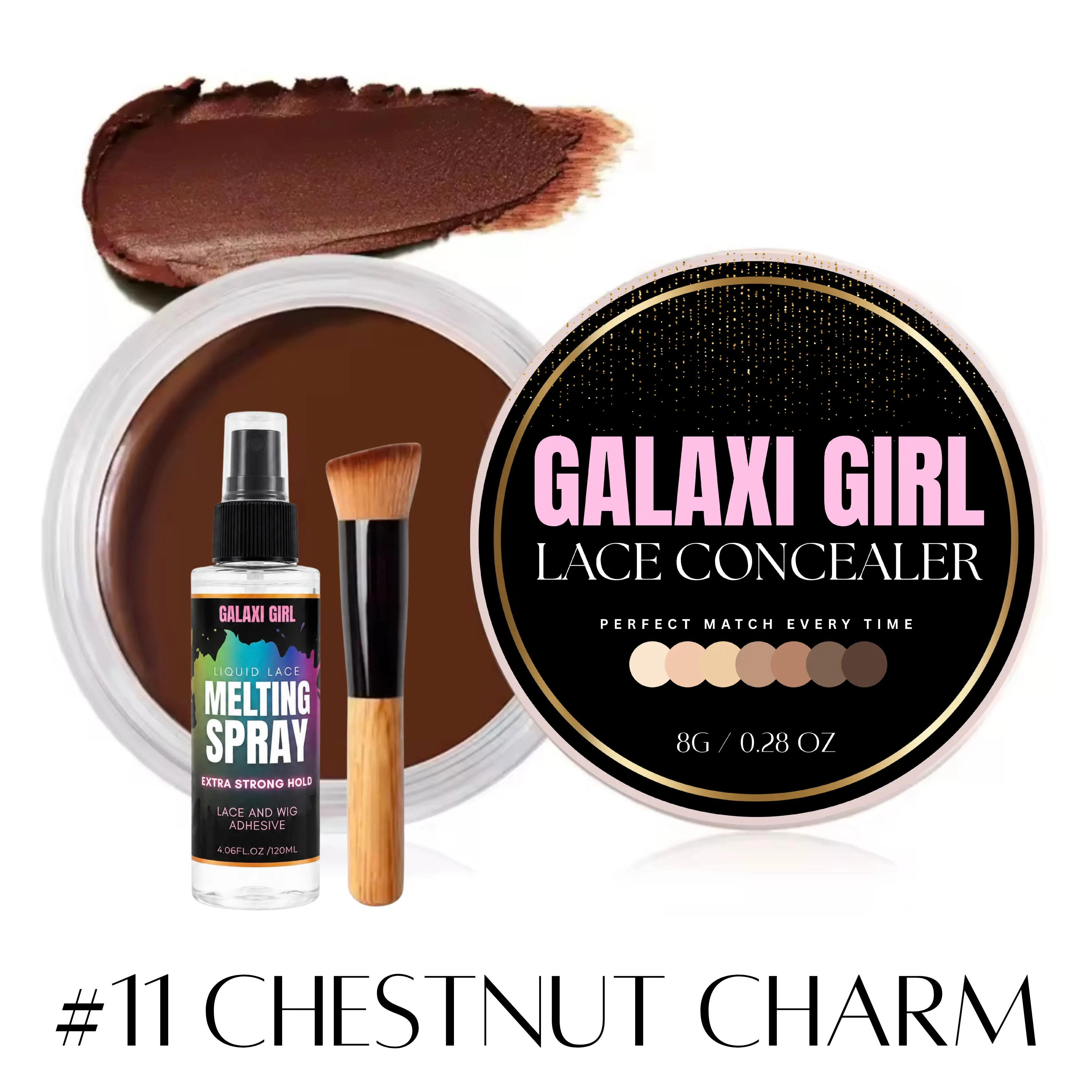 Lace Tint Concealer Kit (#11 - Chestnut Charm)