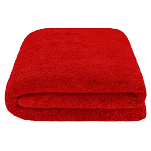 100 Inch Really Big Bath Towel - Rose Red