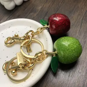 {Fashion Keychain} Retro Art Bag Keychain Pendant - Apple Pendant Accessories - Symbolic Peace Hanging Gift