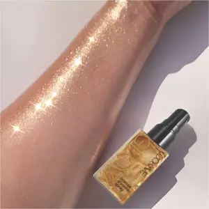 Ultra-fine flash highlight spray | Long-lasting shiny for face and body | Three-dimensional contour + water light muscle double effect | Daily commuting & music festival party artifact | Highlighter Makeup