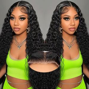 Bling Hair 6x4 Glueless Lace Front Wig 100% Human Hair 180% Density 13x6 Lace Frontal Wig Loose Deep Wave Pre Cut Pre Plucked Hair Line HD Lace Closure Wig For Women Natural Look Easy to Apply #DealsForYouDays