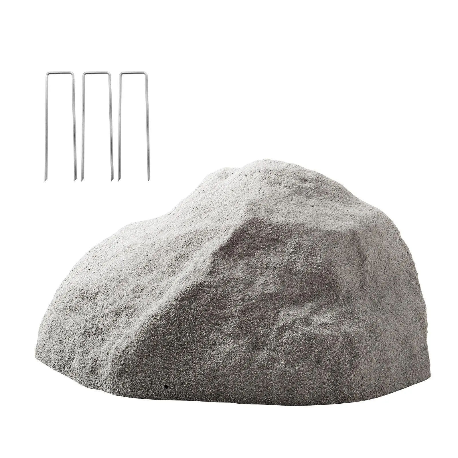 【SummerFinds】VEVOR Faux Rock Cover, Outdoor Fake Rock Well Pump Cover, Realistic Natural Texture, Lightweight & Weather-Resistant Artificial Boulder for Landscaping Garden Yard Decor, Dark Grey, Medium Size