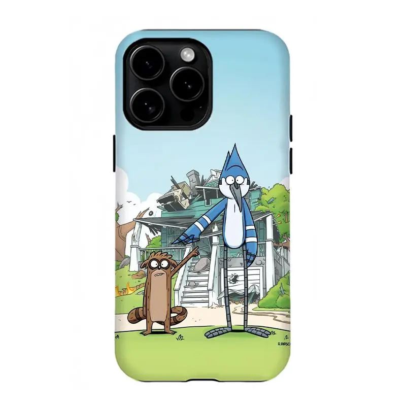 etro Cartoon Regular Show Phone Case,Tough phone case,for iPhone 16 15 14 13 12 11 17Pro Max,for Samsung S25 S24 S23 S22 Ultra,Gifts For Fans Men Women, Phone Accessories