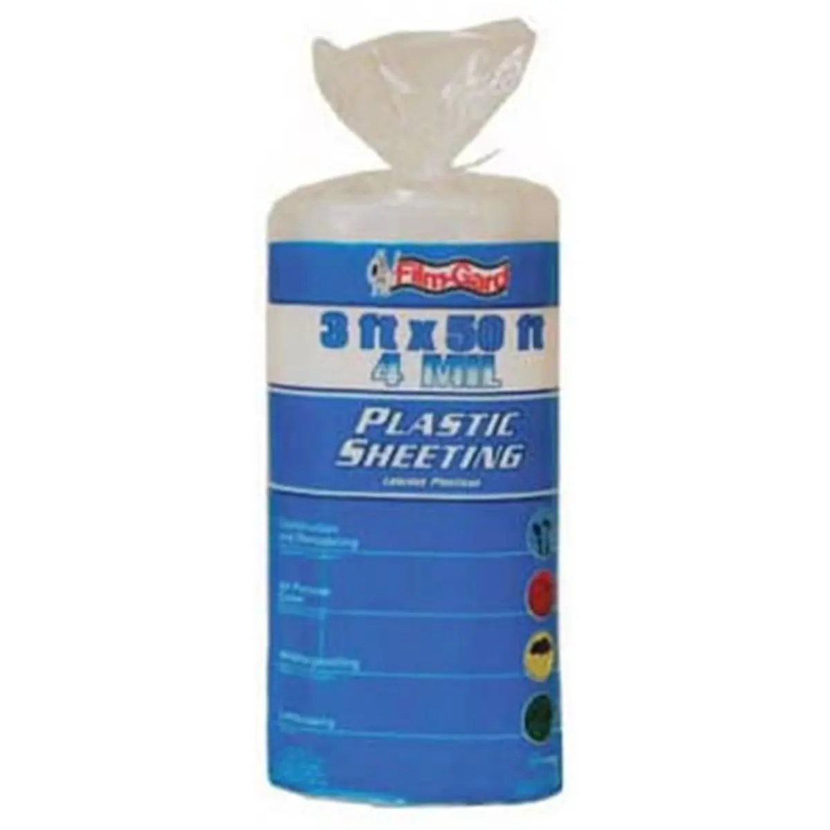 Berry Plastics 626156 4Mil Clear Polyethylene Sheeting- 3 x 50 ft, Sheeting Material, Plastic Film
