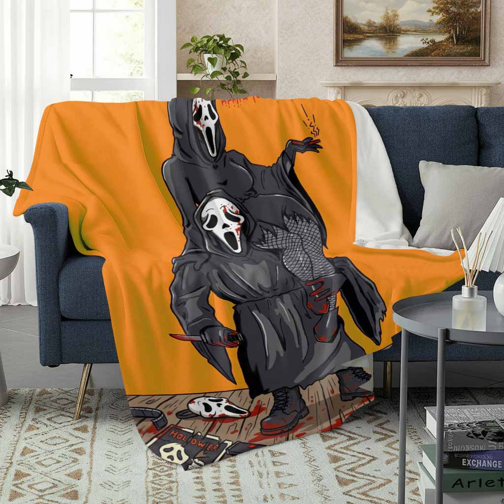 Couple Ghost Mask Flannel Blanket Horror Movie Art Print Design Soft Warm Plush Throw Cozy Decorative Home Blanket Perfect for Halloween Party Bedroom Decor Movie Night Unique Gift for Fans Couple Ghost Mask Flannel Blanket Horror Movie Art Print Design Soft Warm Plush Throw Cozy Decorative Home Blanket Perfect for Halloween Party Bedroom Decor Movie Night Unique Gift for Fans