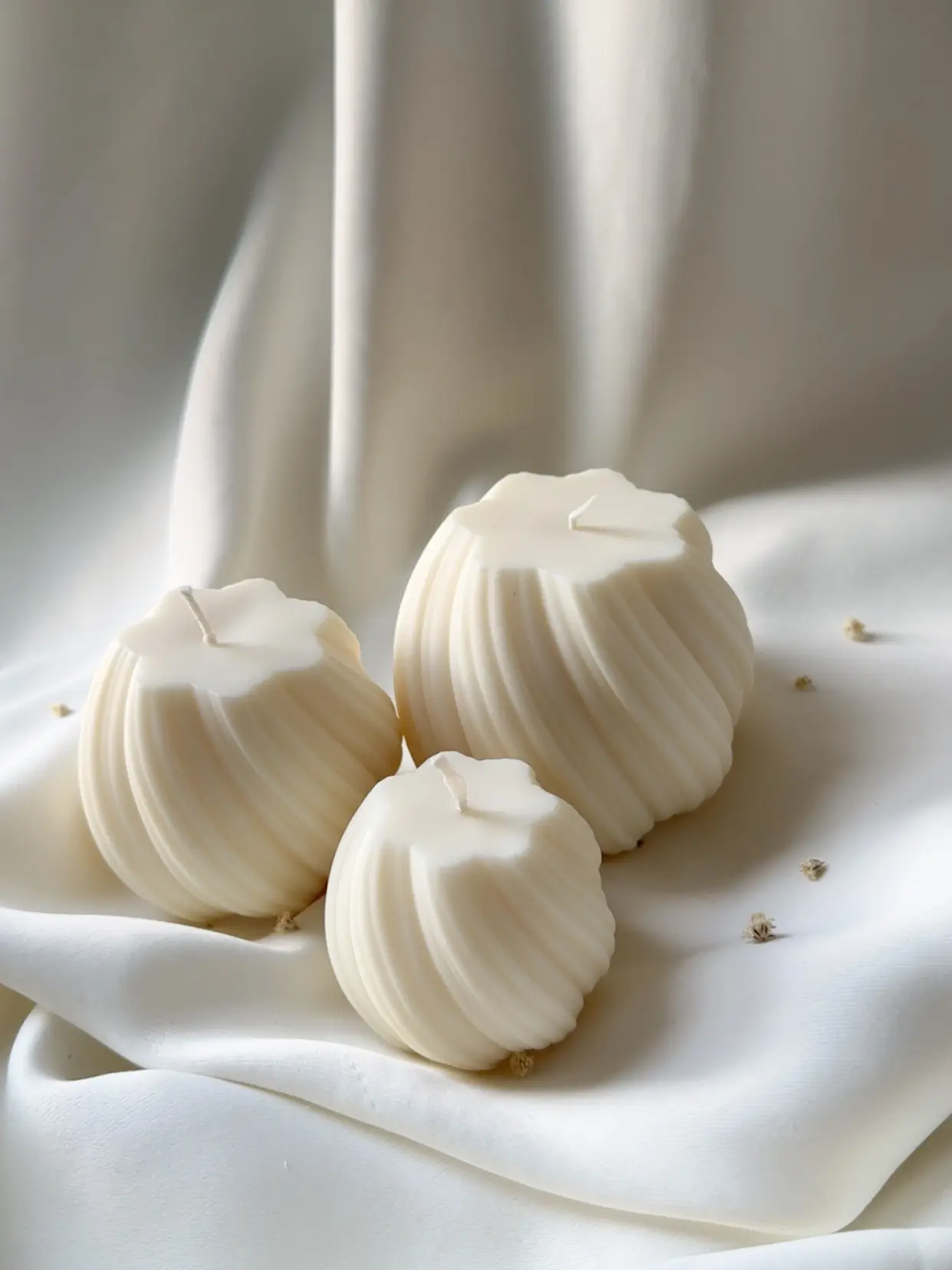 Spiral Home Decor Accent Candle, Home Supplies for Living Room Tabletop