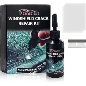 Car Windshield Crack Repair Agent, DIY Glass Repair Fluid, Cleans & Restores Clear Vision, No Professional Tools Needed