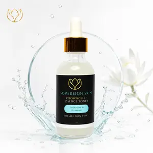 Sovereign Skin CrownCell Essence Toner — Peptide-Infused Hydrating Treatment Toner | Plumping & Firming Toner for All Skin Types