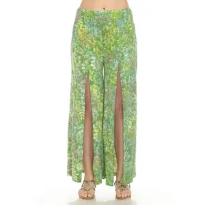 Cactus Garden Slit Pants