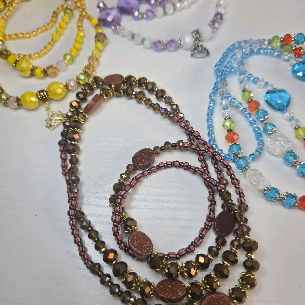 Custom Orishas Necklaces- 20"- Unique Beaded Jewelry for Spiritual Wear - Vibrant Colors & Intricate Designs - Perfect for Orishas Enthusiasts