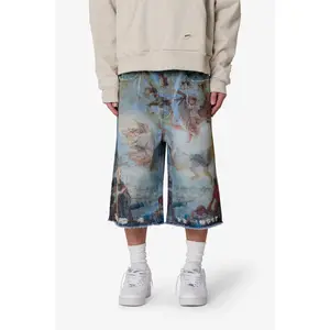 mnml Ultra Baggy Angel Denim Shorts - Multi