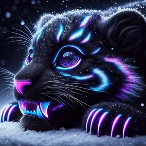 Glow in The Dark DIY Diamond Arts Colorful Painting Kit without Frame, 5D Diamond Arts Colorful Painting Kit, Wall Art Decor for Home Bedroom, Diamond Painting Kits