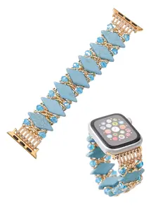 Women's Elastic Watch Band Replacement, Compatible with Apple Iwatch 38-49mm, All Season Wear, Multiple Colors Available