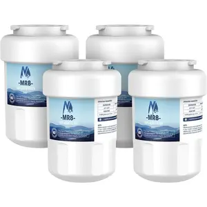 Water Filters for Refrigerators NSF 42 Certified Cartridges Compatible with MWF, MWFA, MWFP, GWF, GWFA, 46-9991, HDX FMG-1, WFC1201, 4 Pack
