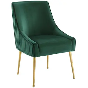 Modway Discern Pleated Back Upholstered Performance Velvet Dining Chair