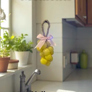 Yellow cluster soap enriched with  vegetable glycerin , grape oil, rosehip oil , vitamin E, lime tequila essential oil