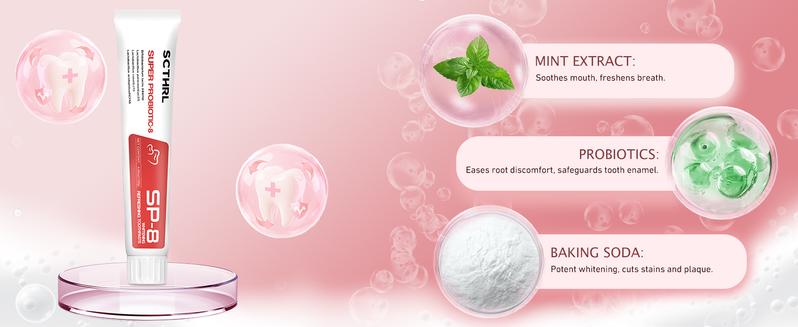 AstraGlow SP-8 Toothpaste - Targeting Stains, Whitening, Battling Tooth Decay & Fresh Breath - Official Authentic Product for Oral Use Daily Gentle AstraGlow SP-8 Toothpaste - Targeting Stains, Whitening, Battling Tooth Decay & Fresh Breath - Official Authentic Product for Oral Use Daily Gentle