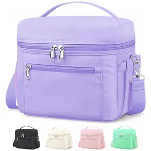 TikTokShopBacktoSchool Lunch Bag Women, Lightweight Insulated Lunch Bag, Leakproof Cooler Bag with Adjustable Shoulder Strap, Reusable Waterproof Lunch Box for Work, Office, Picnic, Travel  Dealsforyoudays