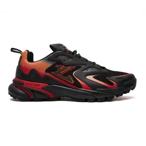 Louis Vuitton Runner Tatic Sneaker Black Red