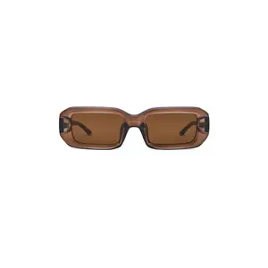 Le Specs x No Problemo Blackpool Sunglasses in Cocoa & Brown Mono