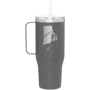 Rhode Island Home 40 oz Tumbler Mug | Slate