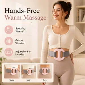 Electric Massager Fascia Massage Ring Body Massager Muscle Relaxer Wireless Rechargeable Adjustable Portable Lightweight for Eases Tension and Enhances Recovery for Fitness and Athletes Foldable Heated Full Mat