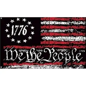 WE THE PEOPLE 1776 DISTRESSED STYLE BETSY ROSS