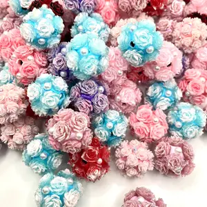 5pcs No Rose Without a Thorn Luxury Acrylic Beads