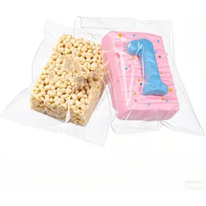 200 count 4 x 6Inch Cellophane Bags for Cookies, Soap,  Covered Oreos, Macarons, Brownies, Truffles. Candy  Cello Bags for Party Favors, Wedding, Christmas