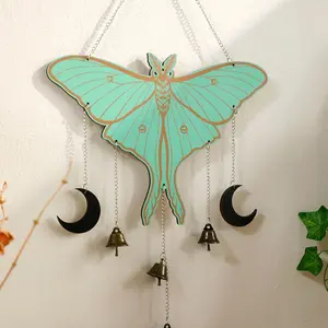 Wooden Butterfly Design Wall Hanging Decor, Creative Wall Hanging Decor, Wall Hanging Ornament for Home Living Room Bedroom Office, Hangable